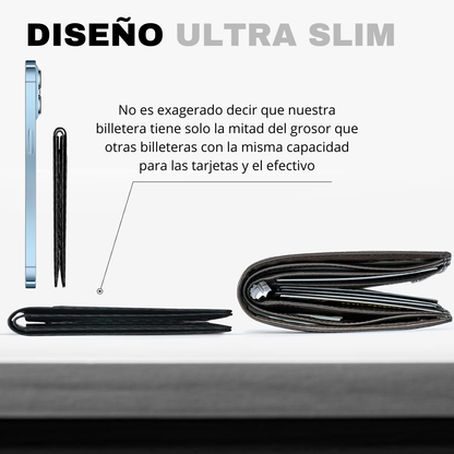 Cartera de cuero Italiano