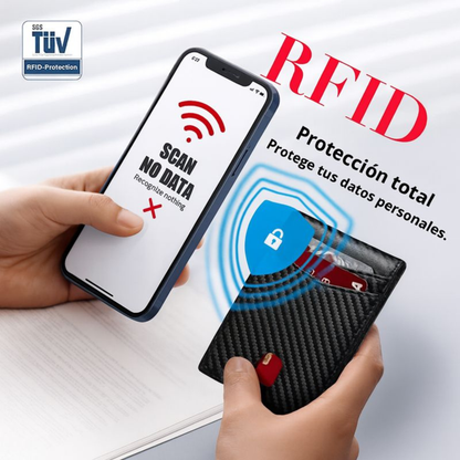 Cartera de cuero Italiano